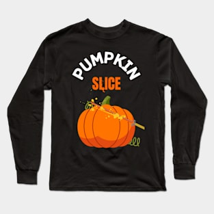 pumpkin slice for halloween Long Sleeve T-Shirt